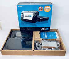 🎮✨ Nintendo Wii U Black 32GB Premium Set Boxed Console Tested Working Japan🎮✨ picture