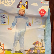 Disguise Bluey Unisex Costume 3T-4T Blue Complete Outfit Polyester Stretch picture