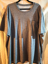 Duluth Trading Co Men’s Big & Tall 3XL Blue Crew Neck Pocket T-Shirt picture