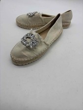 Pre-Owned Marc Fisher Ivory Size 6.5 Espadrille Sandals picture