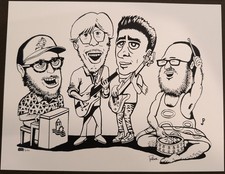 Jim Pollock Phish Mondegreen Caricature print X/600 2024 picture
