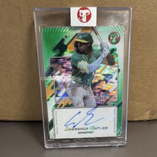 2025 Topps Pristine Lawrence Butler #PA-LB Green Pulsar Refractor 148/150 picture
