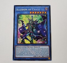 *** ILLUSION OF CHAOS *** 1ST EDITION PRISMATIC SECRET RARE MP23-EN017 YUGIOH picture