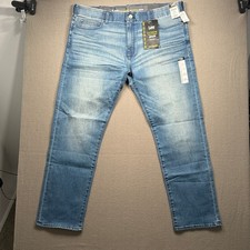 Lee Extreme Motion MVP Jeans Mens 42x32 Med Blue Slim Straight 2018429 picture