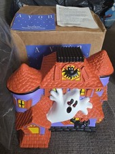 Vintage NOS Halloween Avon Boo Drop Inn Howling Haunted House Lights Eerie Sound picture