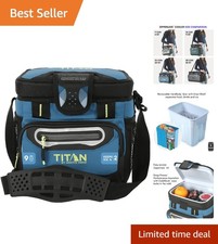 Titan Zipperless HardBody Cooler - Keeps Ice for 2 Days, Compact 9 Can Capacity picture