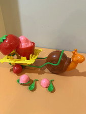 Vintage 1980 Kenner Strawberry Shortcake Snail Cart Escargot Accessories #43200 picture