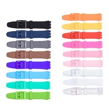 Silicone Watch Strap Replacement Band 16/17/19/20mm Colorful Sports Bracelet picture