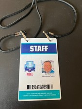 Bert Blyleven - Staff Badge Minnesota Twin - All Access Baseball HOF RARE picture