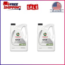 2 Pack, Castrol GTX 10W-40 Conventional Motor Oil, 5 Quarts picture