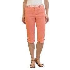 NWT Gloria Vanderbilt Women's Lillian Belted Skimmer Capri Pants Pick Size picture