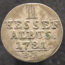 1781 2 Albus (4 Kreuzer) 1781 Hesse-Kassel KM#511 (F335) picture