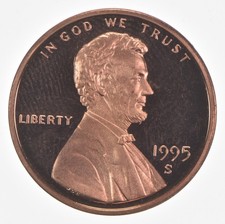1995-S Lincoln Memorial Cent Proof picture