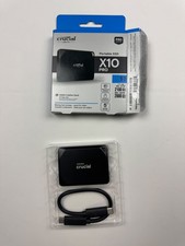 Crucial X10 Pro 1TB USB-C Portable External SSD 2100MB/s 2000MB/s Black picture
