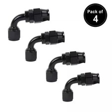 LokoCar 8AN PTFE Hose End Fitting Adapter 90 Degree Fits For PTFE Hose Only 4Pcs picture
