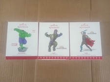 Hallmark Christmas Ornaments 2014 Hulk Smash/2017 Thor Thor Ragnarok-2017 Hulk picture