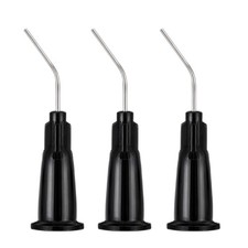 100/300/500/Pk Black 27 Gauge Pre-Bent Luer Lock Dispensing Tips Applicators picture
