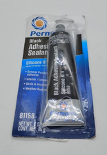 Permatex 81158 Black Silicone Adhesive Sealant 3 oz RTV Waterproof Weatherproof picture