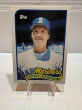 1989 Topps Traded #647 Randy Johnson RC Rookie Seattle Mariners picture