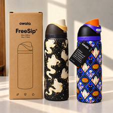 NEW Owala FreeSip 32 oz Spooky Social Halloween Special Edition Tumbler Gift picture