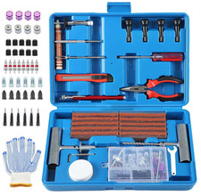 Kit Reparación Neumáticos 117 Piezas para Coche Moto Camión Tractor RV ATV picture