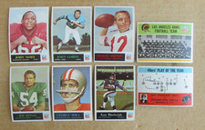 1965 PHILADELPHIA FOOTBALL CARD SINGLES COMPLETE YOUR SET U-PICK UPDATED 9/14 picture