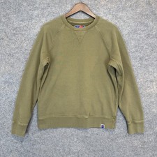 Best Made Co French Terry Sweatshirt Men Medium V Stitch Olive Green Heavyweight picture