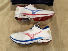Men’s Mizuno Waveknit R2 '50th Anniversary’-Sz 9-White-NIB picture