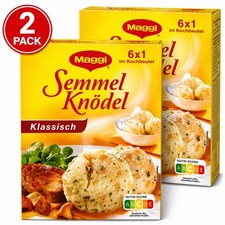 2x Maggi Semmel Knödel Mix Klassisch German Bread Dumplings 6x1 Cooking Bags  picture