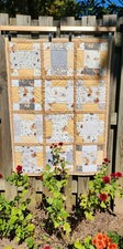 Handmade Patchwork Baby Quilt Size 27 x 36 Dear Stella Forest Animals All Cotton picture