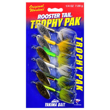 Yakima Bait Worden's Rooster Tail Spinner Trophy Fishing Lure Kit, Assorted Colo picture
