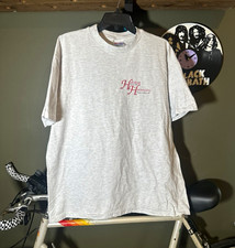 Hanes Beefy-T XL Gray Cotton Knit Crew Neck Short Sleeve Habitat 1995 Tee picture