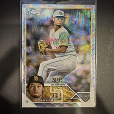 Yu Darvish 2023 Topps Chrome - #26 Blue Wave Refractor /75 picture
