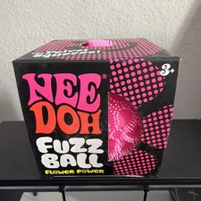 NeeDoh Flower Power Fuzzball Authentic By Schyllings *Pink* New In Box picture
