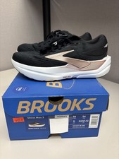Brooks Women's Ghost Max 3 Black Black Rose gold Med Width Multiple Sizes NEW picture