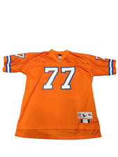 Reebok Gridiron Classics Karl Mecklenburg #77 Broncos Jersey XL Orange NFL picture