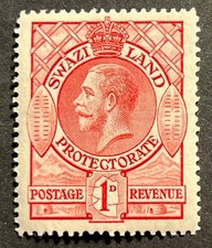 Travelstamps: 1933 Swaziland Stamps Scott #11 Sg 12 - 1d KGV - Mint MOGH picture