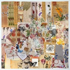 260 Pieces Vintage Scrapbook Supplies Pack Vintage Ephemera Bundle Junk Journal picture