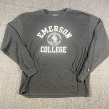 Emerson College champion gray long sleeve T-shirt size XL picture