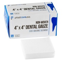 200 4x4 Non Woven Sponges 4-Ply, Non-Sterile Cotton Dental Gauze Pads picture