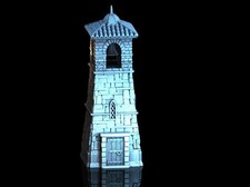 Tabletop Terrain Medieval Fantasy Signal Bell Tower Dnd RPG Wargame Skirmish 28m picture