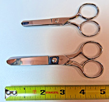 2 Pair Gingher Scissors 5 Inch and 4