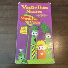 VeggieTales VeggieTown Values VHS VBS RARE picture