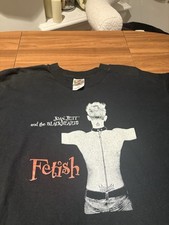 VTG 1999 90s JOAN JETT & The Blackhearts Fetish Graphic Tee XL Tribal TattooBDSM picture