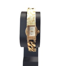 Vintage Mawi Antimagnetic Swiss Made Watch Gold-Tone Chunky picture