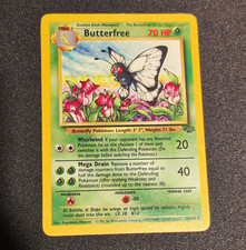 Wizards of the Coast Pokemon TCG Butterfree Jungle Unlimited 33/64 70 HP picture