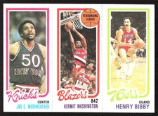 5522H 1980-81 Topps #169 / 177 / 196 Joe Meriweather / K. Washington / H. Bibby picture