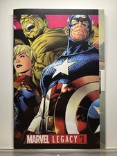 🔑MARVEL LEGACY #1 (2017) MARVEL COMICS- WRAP AROUND JOE QUESADA COVER- VF/NM picture