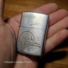 Vtg 1950s Zippo Lighter York Refrigeration Elliott-Lewis Corp Pat 2032695 Philly picture