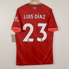 Liverpool 21/22 Home - BNWT - Luis Diaz - Size M  picture